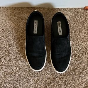 Steve Madden Zarayy black slip on sneakers